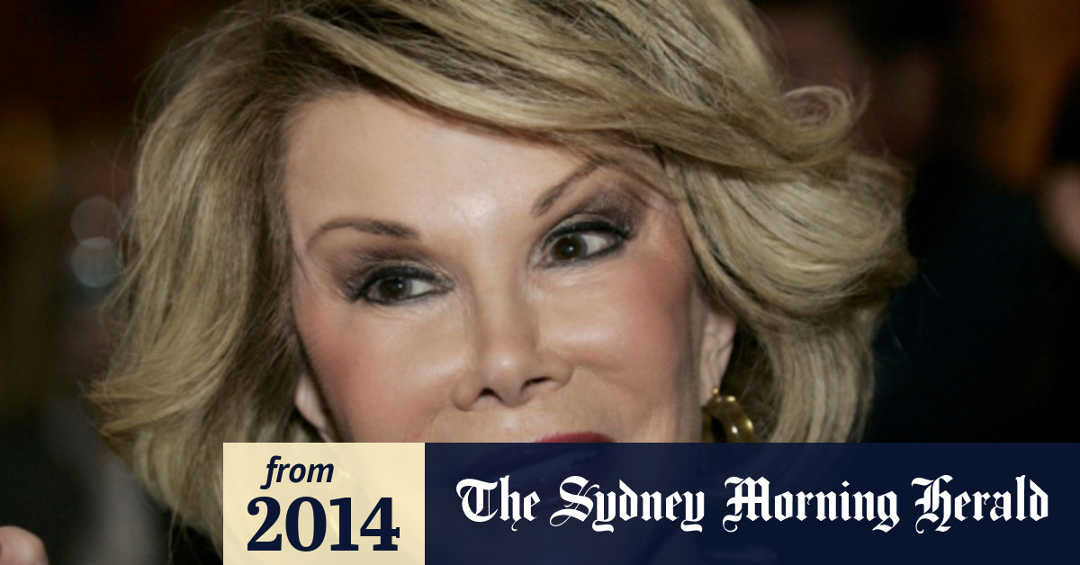 The 26 best Joan Rivers quotes